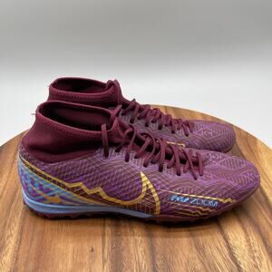 Nike Zoom Mercurial SuperFly 9 Shoes Mens Size 10 Red Soccer Cleats Athletic